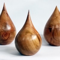 Cherry wood containers