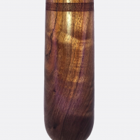 Figured Blackwood vase